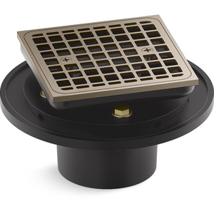 K22673-BV Clearflo Shower Drain Drain - Vibrant Brushed Bronze