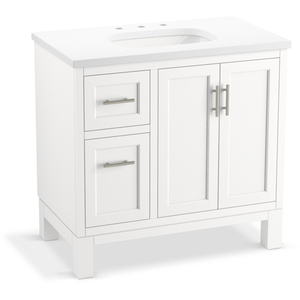 K31244-ASB-0 Quo 31" to 44" Bathroom Vanity - White K31244-ASB-0 Quo 31" to 44" Bathroom Vanity - White