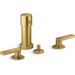 K73077-4-2MB Composed Vertical Spray Bidet Faucet - Vibrant Brushed Moderne Brass