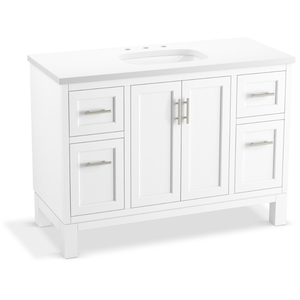 K28383-ASB-0 Quo Over 45" Bathroom Vanity - White K28383-ASB-0 Quo Over 45" Bathroom Vanity - White