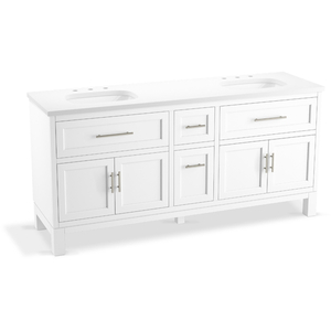 K31247-ASB-0 Quo Over 45" Bathroom Vanity - White K31247-ASB-0 Quo Over 45" Bathroom Vanity - White
