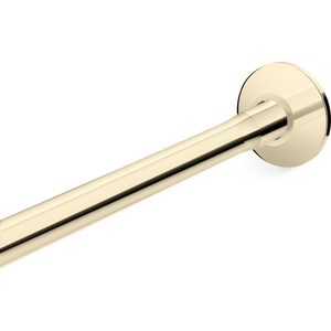 K9350-AF Expanse Shower Rod Shower Curtain Rod - Vibrant French Gold