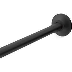 K9350-BL Expanse Shower Rod Shower Curtain Rod - Matte Black K9350-BL Expanse Shower Rod Shower Curtain Rod - Matte Black
