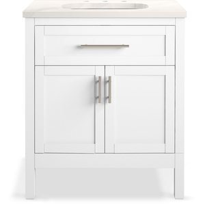 K39604-ASB-0 Hadron 25" to 30" Bathroom Vanity - White