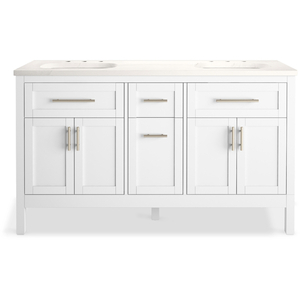 K39607-ASB-0 Hadron Over 45" Bathroom Vanity - White K39607-ASB-0 Hadron Over 45" Bathroom Vanity - White