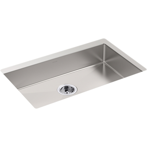 K33156-NA Strive White/Color Single Bowl Kitchen Sink - Stainless Steel K33156-NA Strive White/Color Single Bowl Kitchen Sink - Stainless Steel