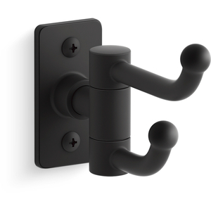 K35927-BL Castia by Studio McGee Robe Hook Bathroom Accessory - Matte Black K35927-BL Castia by Studio McGee Robe Hook Bathroom Accessory - Matte Black
