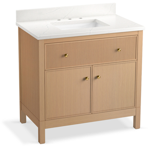 K35020-SWK Malin by Studio McGee 31" to 44" Bathroom Vanity - White Oak K35020-SWK Malin by Studio McGee 31" to 44" Bathroom Vanity - White Oak
