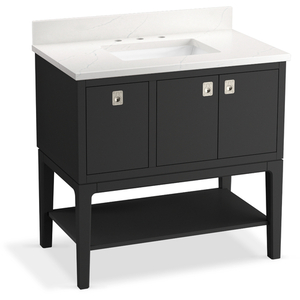 K35026-DWG Seagrove by Studio McGee 31" to 44" Bathroom Vanity - Ferrous Grey