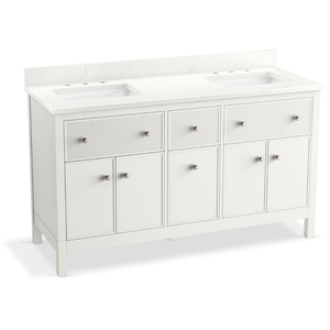 K35022-0 Malin by Studio McGee Over 45" Bathroom Vanity - White K35022-0 Malin by Studio McGee Over 45" Bathroom Vanity - White
