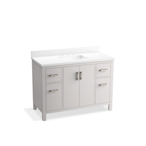 K40640-BD1-AGA Kresla Over 45" Bathroom Vanity - Atmos Grey