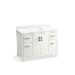 K40640-BD1-0 Kresla Over 45" Bathroom Vanity - White K40640-BD1-0 Kresla Over 45" Bathroom Vanity - White