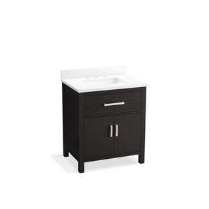 K40638-BD1-BWK Kresla 25" to 30" Bathroom Vanity - Black Oak