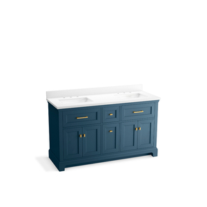 K29263-BD1-TDB Charlemont Over 45" Bathroom Vanity - Tidal Blue