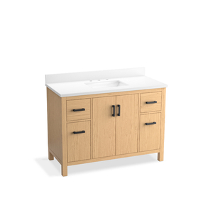 K40640-BD1-WEK Kresla Over 45" Bathroom Vanity - Weathered Oak K40640-BD1-WEK Kresla Over 45" Bathroom Vanity - Weathered Oak