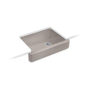 K6486-TRF Whitehaven Apron Front / Specialty Sink Kitchen Sink - Truffle