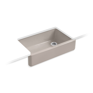 K6489-TRF Whitehaven Apron Front / Specialty Sink Kitchen Sink - Truffle