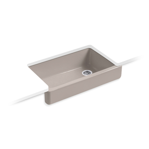 K6488-TRF Whitehaven Apron Front / Specialty Sink Kitchen Sink - Truffle