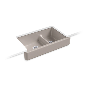 K6426-TRF Whitehaven Apron Front / Specialty Sink Kitchen Sink - Truffle