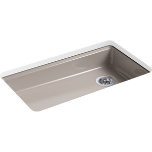 K8689-5U-TRF Riverby White/Color Undermount - Single Bowl Kitchen Sink - Truffle