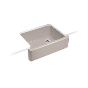 K6487-TRF Whitehaven Apron Front / Specialty Sink Kitchen Sink - Truffle