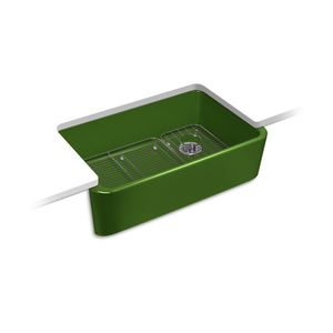 K24268-34 Ironridge Apron Front / Specialty Sink Kitchen Sink - Fresh Green K24268-34 Ironridge Apron Front / Specialty Sink Kitchen Sink - Fresh Green
