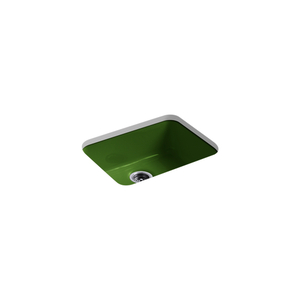 K6585-34 Iron/Tones White/Color Single Bowl Kitchen Sink - Fresh Green K6585-34 Iron/Tones White/Color Single Bowl Kitchen Sink - Fresh Green