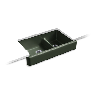 K6426-42 Whitehaven Apron Front / Specialty Sink Kitchen Sink - Aspen Green K6426-42 Whitehaven Apron Front / Specialty Sink Kitchen Sink - Aspen Green