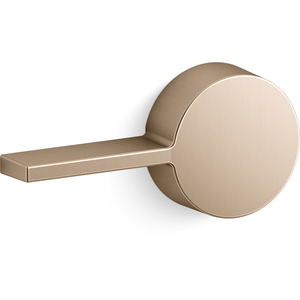 K28122-L-BV Veil Toilet Tank Lever Bathroom Accessory - Vibrant Brushed Bronze K28122-L-BV Veil Toilet Tank Lever Bathroom Accessory - Vibrant Brushed Bronze