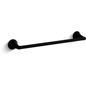 K35931-BL Buckley Towel Bar Bathroom Accessory - Matte Black K35931-BL Buckley Towel Bar Bathroom Accessory - Matte Black
