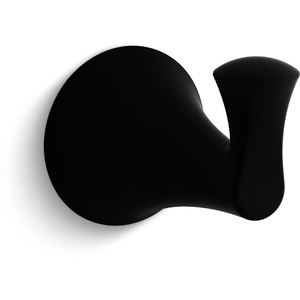 K35933-BL Buckley Robe Hook Bathroom Accessory - Matte Black K35933-BL Buckley Robe Hook Bathroom Accessory - Matte Black