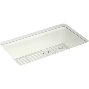 K5871-5UA1-NY Riverby White/Color Single Bowl - Cast Iron Kitchen Sink - Dune K5871-5UA1-NY Riverby White/Color Single Bowl - Cast Iron Kitchen Sink - Dune
