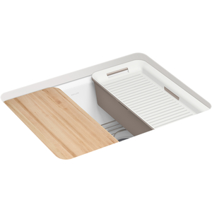 K5872-5UPC-0 Riverby White/Color Single Bowl - Cast Iron Kitchen Sink - White K5872-5UPC-0 Riverby White/Color Single Bowl - Cast Iron Kitchen Sink - White