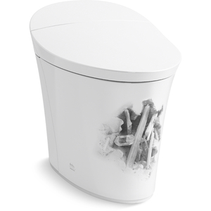 K5401-DA-0 Landshapes by Daniel Arsham Two Piece Toilet - Whites