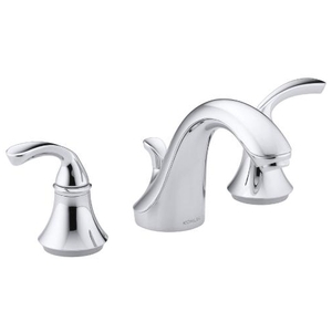 K10272-4-CP Forte Sculpted 8'' Widespread Bathroom Faucet - Polished Chrome