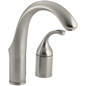 K10443-BN Forte Sculpted 4"-Centerset Bar Faucet - Vibrant Brushed Nickel