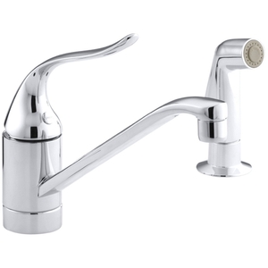 K15176-F-CP Coralais Single Handle Kitchen Faucet - Polished Chrome