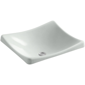 K2833-FF DemiLav Vessel Style Bathroom Sink - Sea Salt
