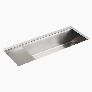 K3761-NA Stages Stainless Steel Undermount - Single Bowl Kitchen Sink - Stainless Steel K3761-NA Stages Stainless Steel Undermount - Single Bowl Kitchen Sink - Stainless Steel