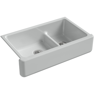 K6427-95 Whitehaven Apron Front / Specialty Sink Kitchen Sink - Ice Grey