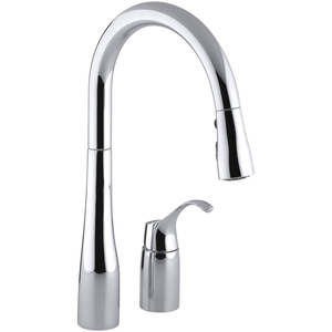 K647-CP Simplice Pull-Out Spray Kitchen Faucet - Polished Chrome