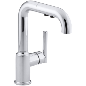 K7506-CP Purist Single-Hole Bar Faucet - Polished Chrome