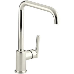 K7507-SN Purist Single Handle Kitchen Faucet - Vibrant Polished Nickel