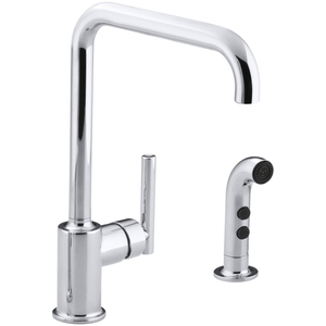 K7508-CP Purist Single Handle Kitchen Faucet - Polished Chrome