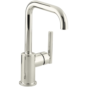 K7509-SN Purist Single-Hole Bar Faucet - Vibrant Polished Nickel