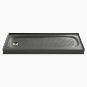 K9053-58 Salient Single Threshold 48'' and Larger Shower Base - Thunder Grey