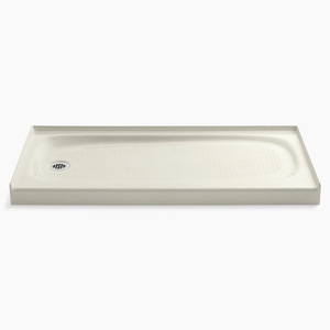 K9053-96 Salient Single Threshold 48'' and Larger Shower Base - Biscuit K9053-96 Salient Single Threshold 48'' and Larger Shower Base - Biscuit