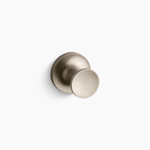 K14443-BV Purist Robe Hook Bathroom Accessory - Vibrant Brushed Bronze