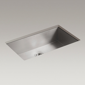 K3821-NA Vault Stainless Steel Undermount - Single Bowl Kitchen Sink - Stainless Steel