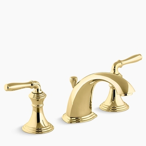 K394-4-PB Devonshire 8'' Widespread Bathroom Faucet - Vibrant Polished Brass